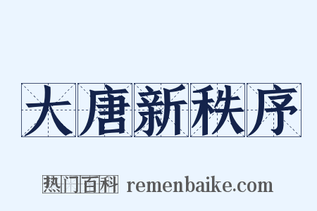 大唐新秩序是什么意思的图片